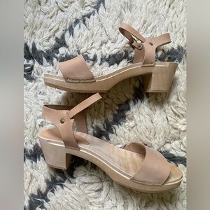 BRYR Rachel Sandal Toe, Size 9 Mid heel, Blush